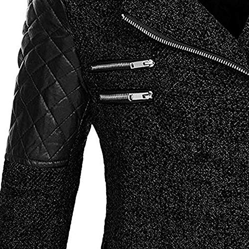 Sunward Women's Winter Warm Slim Zipper Hooded Coat Jacket Thick Parka Overcoat Outwear Hooded Coats (M, Black)