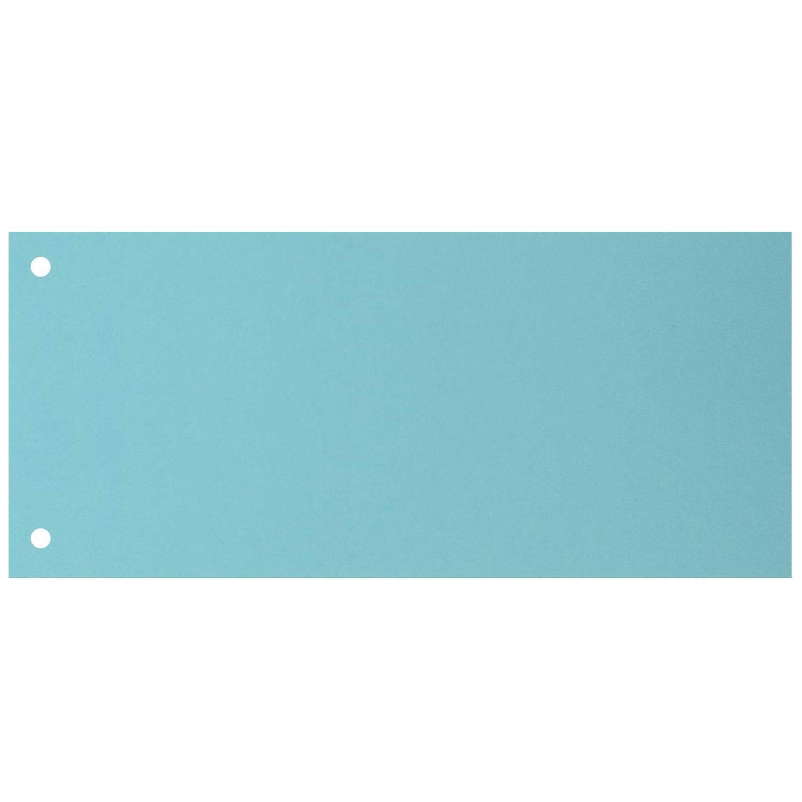 Oxford Divider Strips Pack of 100 Manila Cardboard Blue
