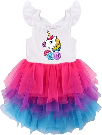 flower girl unicorn dress
