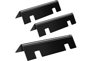Paayox Flavorizer Bars 15.3 inch for Weber Spirit & Spirit 2 GS4 Grill Parts Spirit 200 E220 S220 S210 E210 Parts with Front Control, 3 Pcs Flavor Shields Grill Replacement Parts for Weber 7635 69899