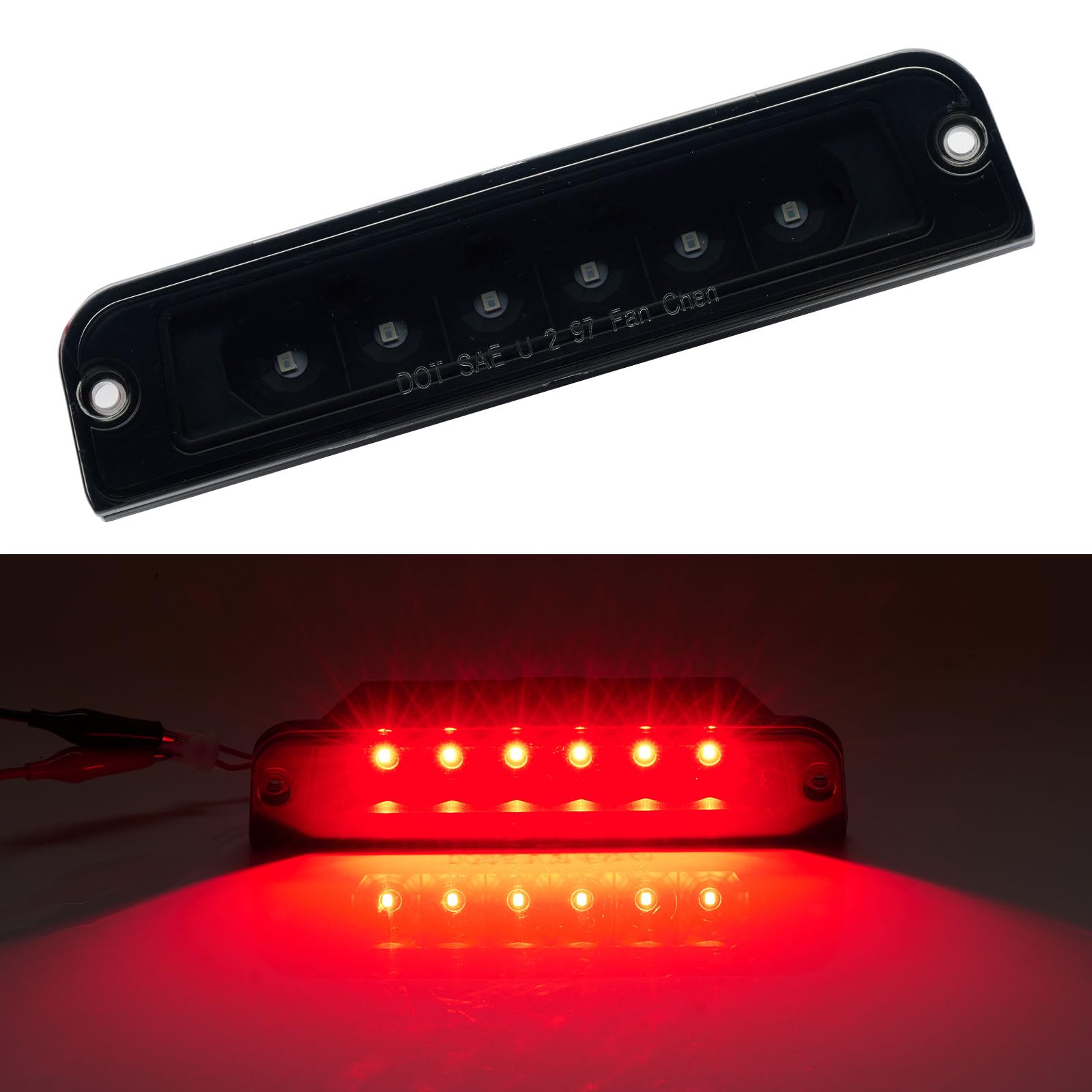 Cxdar Third 3rd Brake Light LED for 1997-2006 Jeep