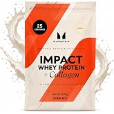 Myprotein Impact Whey Protein Powder with Collagen, Vanilla, 25 Servings | Whey + Collagen Formula