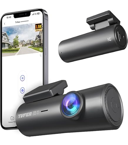Amazon.com: TVFEA Dash cam 2.5K+64G SDCard, Dash Camera for