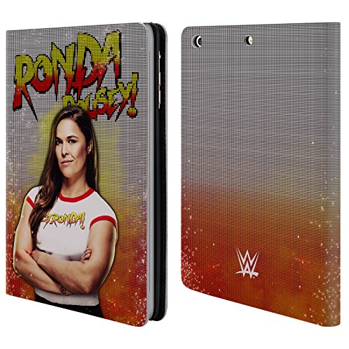 Official WWE LED Image Ronda Rousey Leather Book Wallet Case Cover For iPad mini 1/mini 2/mini 3