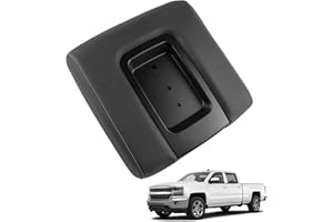 YzusGomumu Front Center Seat Console Armrest Lid Black Compatible with 2014-2020 Chevrolet Suburban Tahoe Chevy Silverado GMC