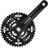Shimano M361 Hybrid Crankset (Black)