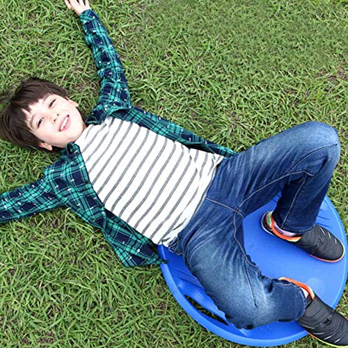 Alapaste 22.5 Inch Snow Sled Round Thick Winter Plastic Saucer for Kids and Adults
