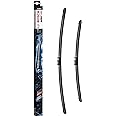 BOSCH 3397118953 AeroTwin OE Replacement Wiper Blades Driver & Passenger Side - Set of 2 (26" & 20") Side Lock 22mm