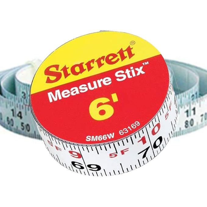 0.0625 Graduation Interval Starrett Measure Stix SM66W Steel White