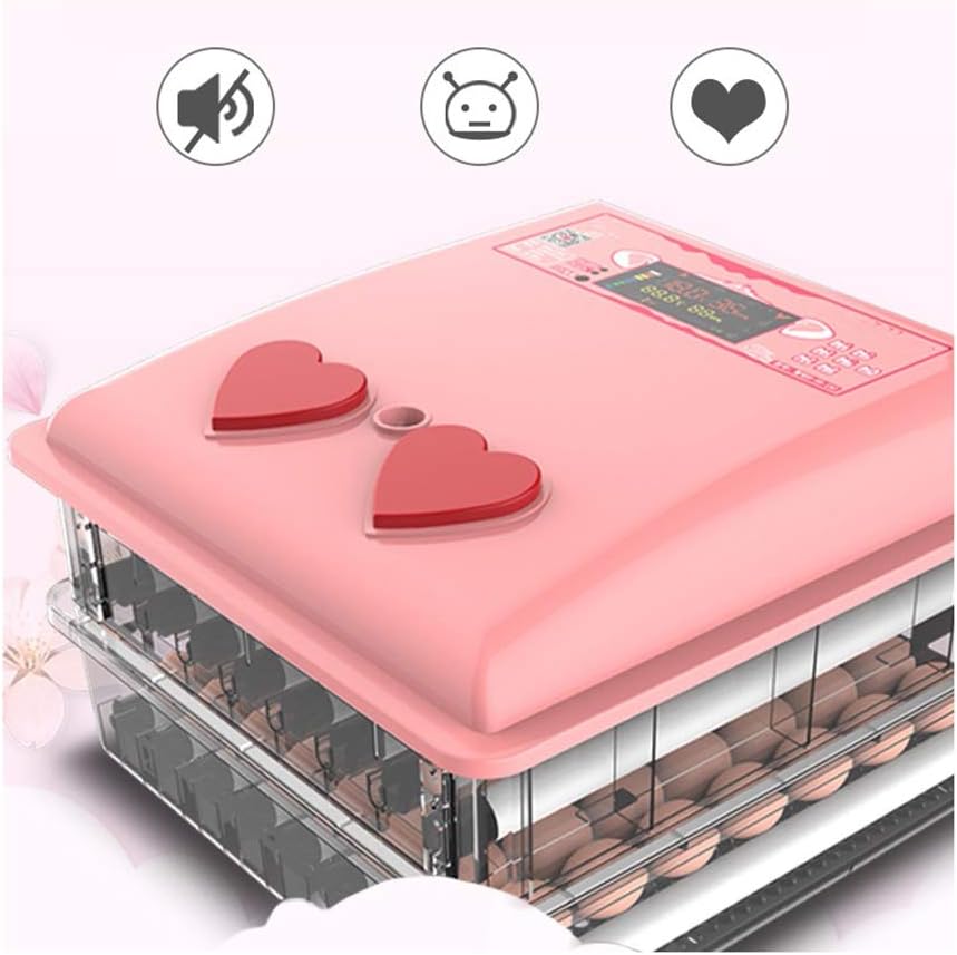 DGYAXIN Incubator, Incubator for Eggs, Incubators for Hatching Eggs with Automatic Turner- 98 Eggs, Dual Power Multifunction Digital Automatic, Home Use Chicken Duck Goose Quail Poultry Farm