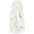 Bunnies By The Bay "Bun Bun Bunny" Buddy Blanket - 16" Stuffed Bunny and Baby Security Blanket - Super Soft Velour with Satin Lining