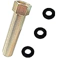 ZLYY 1/2" IPS Faucet Extension Adapter Kits, Brass Nut Fittings, Single Hole Mounting Pipe