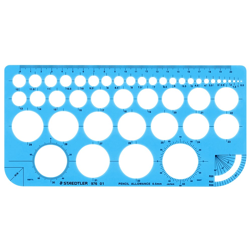 Mua Staedtler 976 01 Template Circular Ruler, 1 Ruler trên Amazon Nhật ...