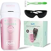 Dolfi Advanced Japanese Technique Hair Removal, Laser Hair Removal Device IPL for Unisex with Ice Cooling Care Function Nearly Painless Hair Removal Device for Full Body Nice Christmas Gifts