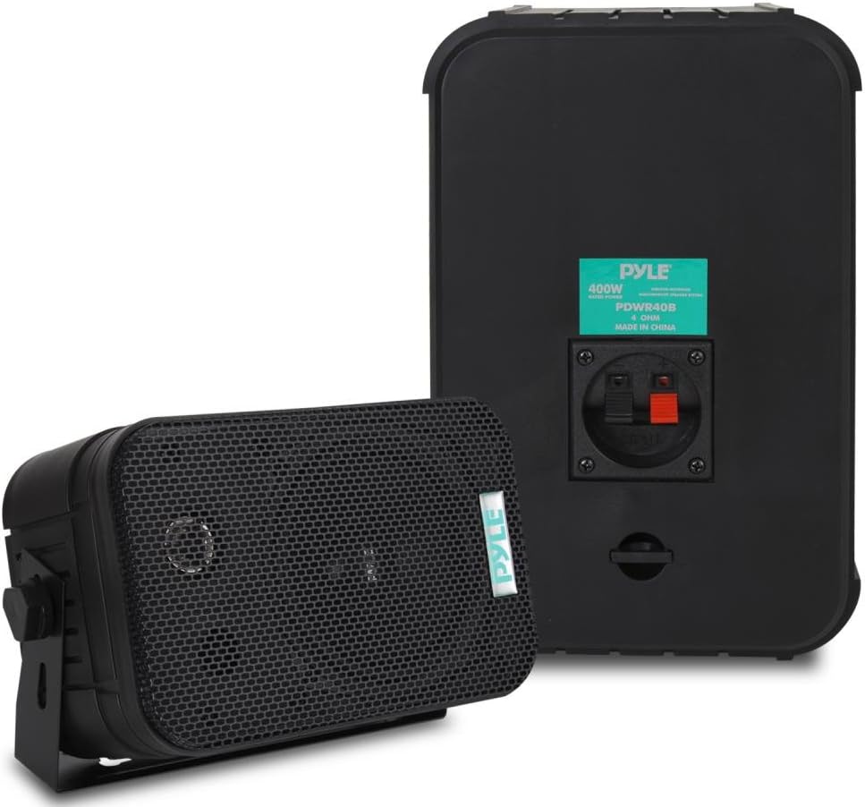 Pyle Dual Waterproof Outdoor Speaker System, 5.25''/13.3cm - Image 3
