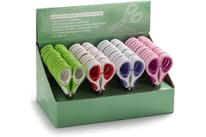 Galadim Kids Scissors (48 Count Teacher Pack, Rounded-tip, 5.2 Inch) - 5.2’’ Soft Touch Blunt School Student Scissors Shears GD-016-48 (Pack of 48)