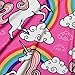 Jxstar Big Girls' Animal Dress Unicorn Clouds Printed Long Sleeve Skater Dress Unicorn 130