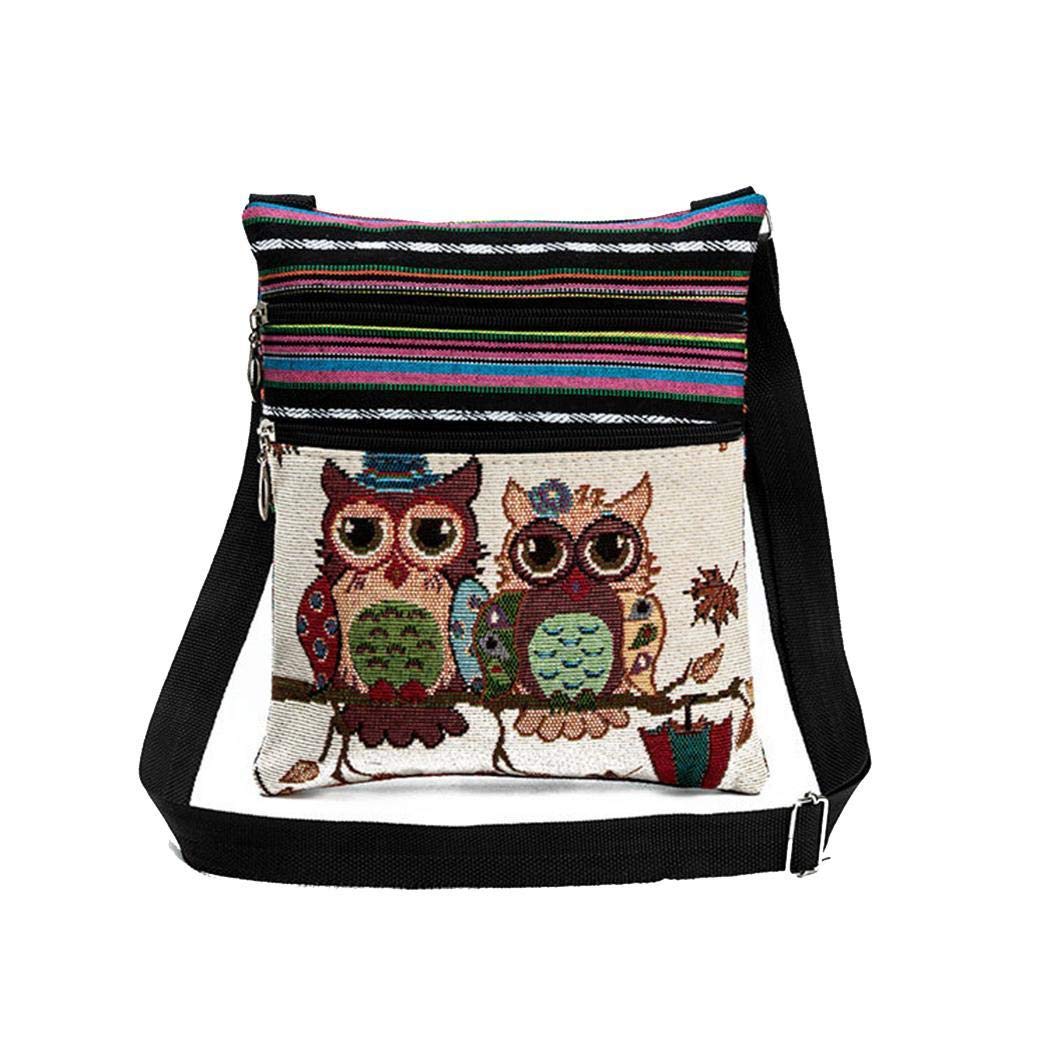 pairris Borsa a tracolla Messenger in stile etnico creativo da donna Borse a tracolla