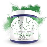 NA-R-ALA Stabilized R-Lipoic Acid Powder 30 Grams | Supports Mitochondrial Activity | Promotes a Healthy Metabolism