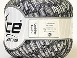 Chain Mail Ladder Lurex Ice Sparkly Trellis Ribbon Yarn 23392
