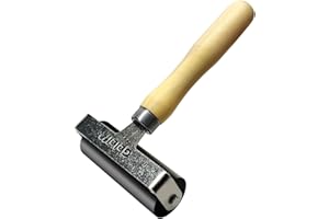 GELELF Smooth Peeling Brayer Roller - Wood Hand Roller Rollers Ink Roller Tape Roller for Gluing Taping Gel Printing Inking Block Printmaking Stamping Scrapbooks (#5: 3 Inch (8CM))