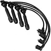 Autopart T ST-4239 Ignition Spark Plug Wire Set, 7mm, 4 Pcs, for Hyundai Elantra/Tiburon/Tucson, Kia Soul/Spectra5/Sportage