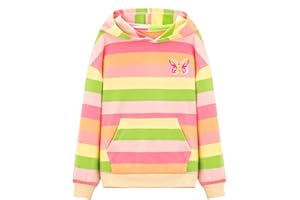 WELAKEN Girls and Toddlers' Pullover Printed Hoodie Sweatshirt with Kangaroo Pocket