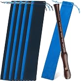ibasenice 10-Pack Flute Storage Bag Suede Flocking Pouch | Soft Fabric Layout, Dust Resistant Interior, Sized At 14.56x2.36 Inches, Ideal For Student Band Gear, 10 Units