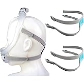 2Pack Replacement Headgear for CPAP Airfit F30i with Clips