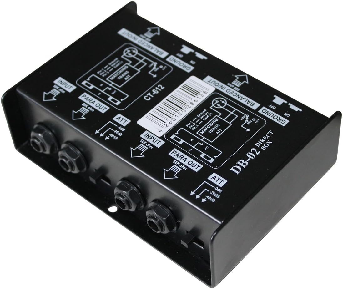 Herramientas de ajedrez CHE612 Stereo DI-Box: Amazon.es: Instrumentos musicales