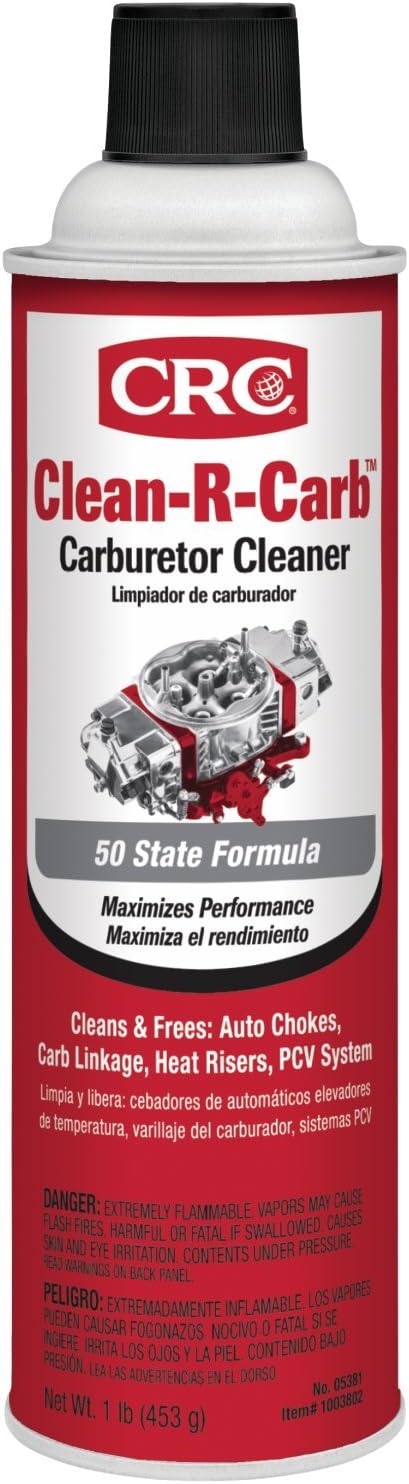 CRC Clean-R-Carb Carburetor Cleaner (50 State Formula), 16 Wt Oz: Automotive