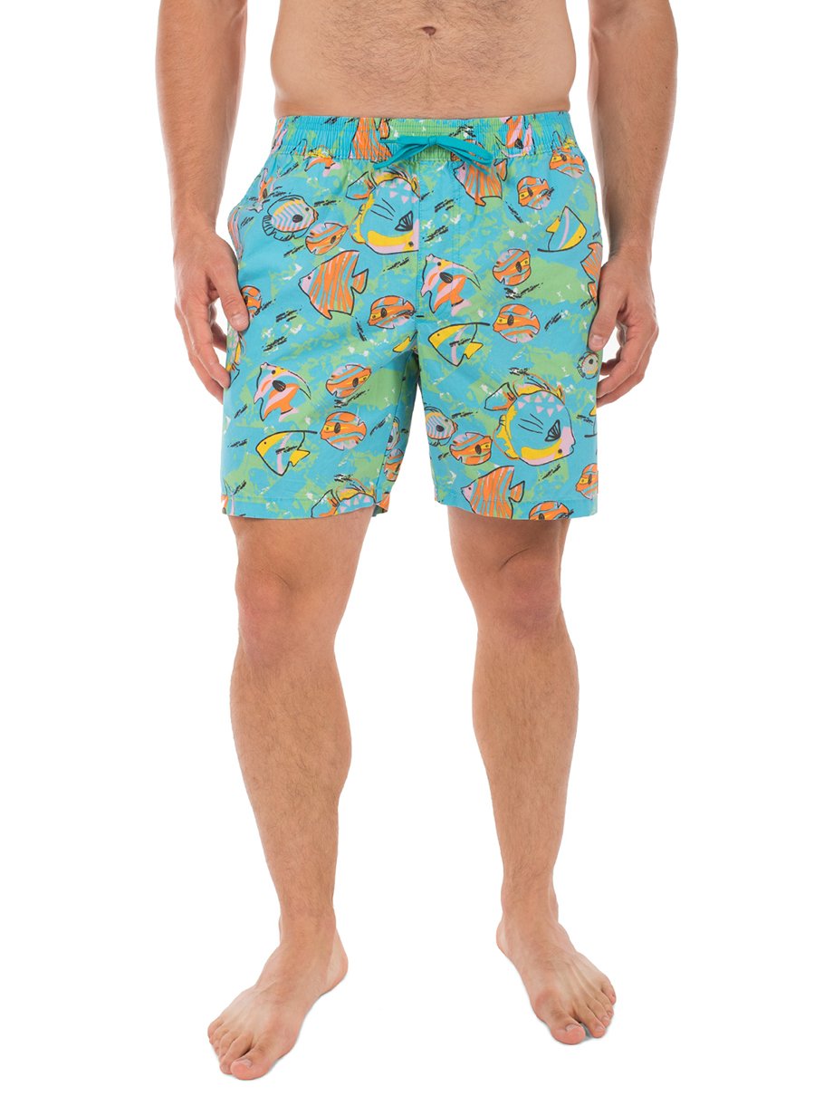 Tipsy Elves Men's Retro Summer Beach Shorts Neon Shorts with