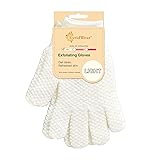 Evridwear Exfoliating Gloves for Shower, 100% Nylon