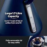 Tower Sera Pyramid Kettle 1.7L 3KW Smoked Black Midnight Blue T10079MNB view 4