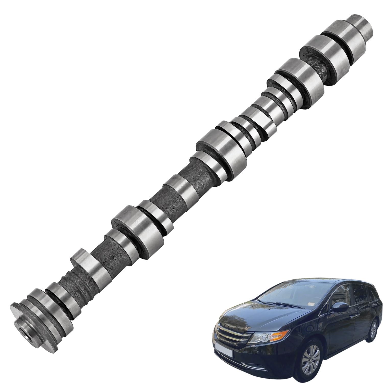 Photo 1 of 14100-RGW-A02 Front Camshaft Compatible with Honda Pilot 2009-2015 Honda Odyssey 2008-2017 3.5L V6 Replacement for 14100-RGW-A01