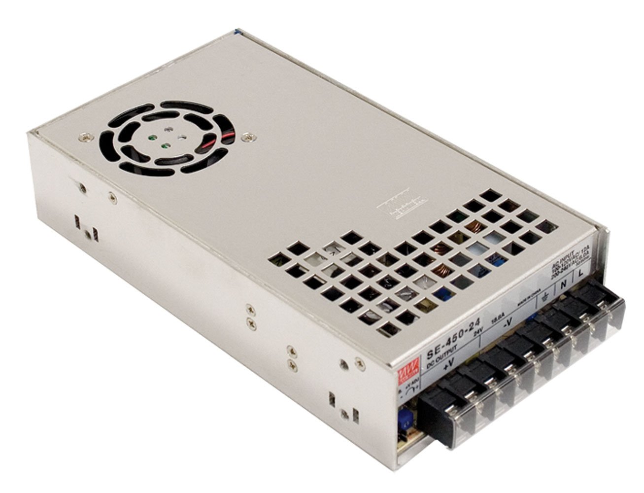 MEAN WELL SE-450-24 AC-DC Power Supply Single