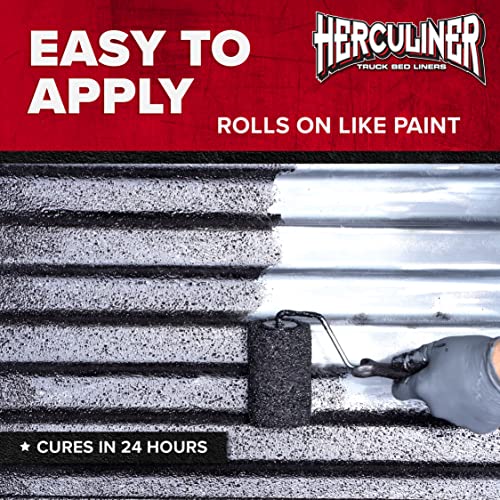 HERCULINER HCL1B8 Brushon Bed Liner Kit,Black, 1 Gal. Pricepulse