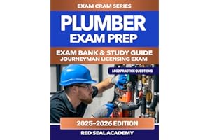 Plumber Exam Preparation: 1000 Practice Questions for the Journeyman Plumbing Licensing Exam | IPC and UPC Aligned | Exam Cra