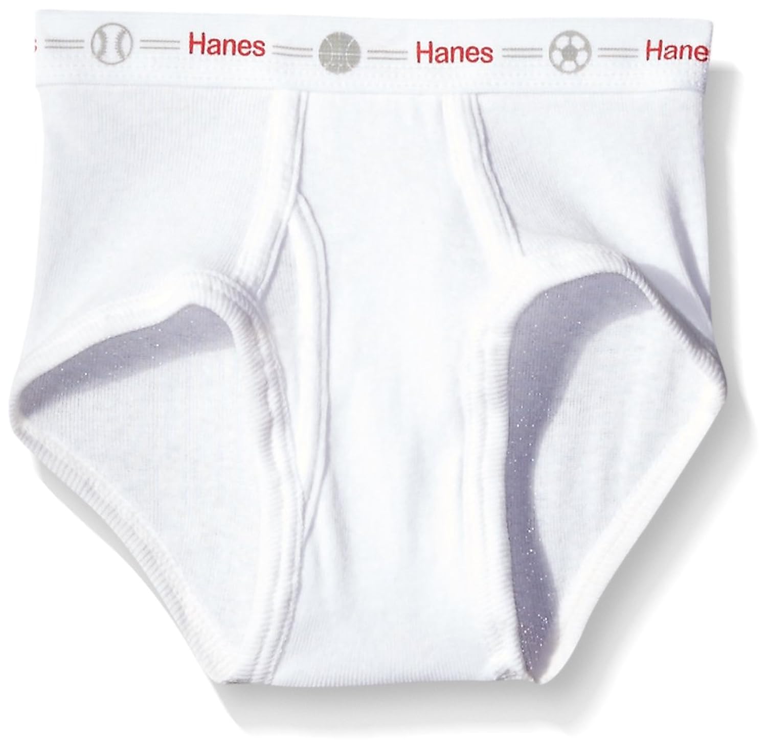 Hanes Toddler Boys 6Pack Briefs, White, 4 Apparel Accessories Clothing