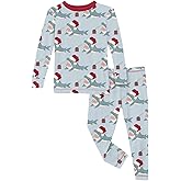 Kic Kee Pants baby-girls Print Long Sleeve Pajama Set (Toddler/Little Kids/Big Kids)