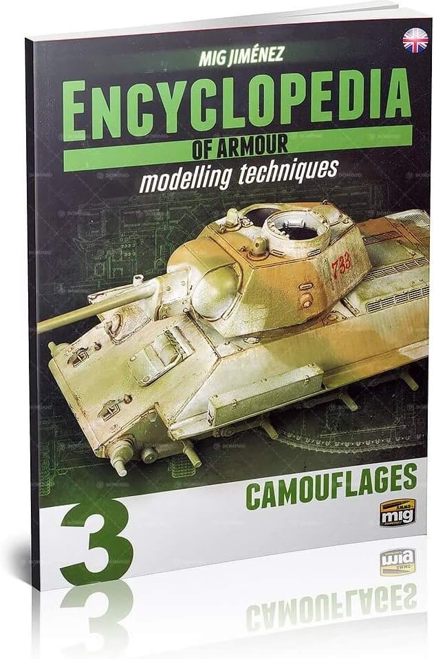 AMMO MIG-6152 Encyclopedia of Armour Modelling Techniques Vol. 3-Camouflage English, Multicolour