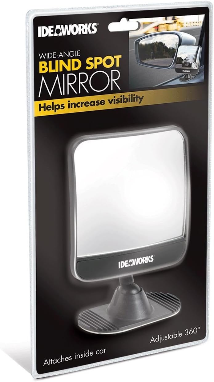 Adjustable Blind Spot Mirror Stick Wide Angle Car Rv Truck Van Side View Convex