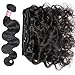 Darlena 8A Brazilian Hair 3 Bundles Body Wave 20 22 24 Inch Virgin Human Hair Bundles Brazilian Hair Weave Total 300 Grams Natural Color