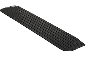 MAGIC UNION 1" Rise Solid Rubber Power Wheelchair Threshold Ramp Doorway