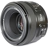 YONGNUO YN50mm F1.8N Standard Prime Lens AF for Nikon F-Mount DSLR Cameras | Large Aperture,full frame and APSC, Auto Focus and Manual Focus
