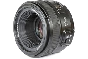 YONGNUO YN50mm F1.8N Standard Prime Lens, Large Aperture Auto Manual Focus AF MF for Nikon DSLR Cameras