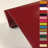 vgoltd Gloss Self-Adhesive Vinyl Wrap Dark Red 60x1000 cm Furniture Sticker view 8