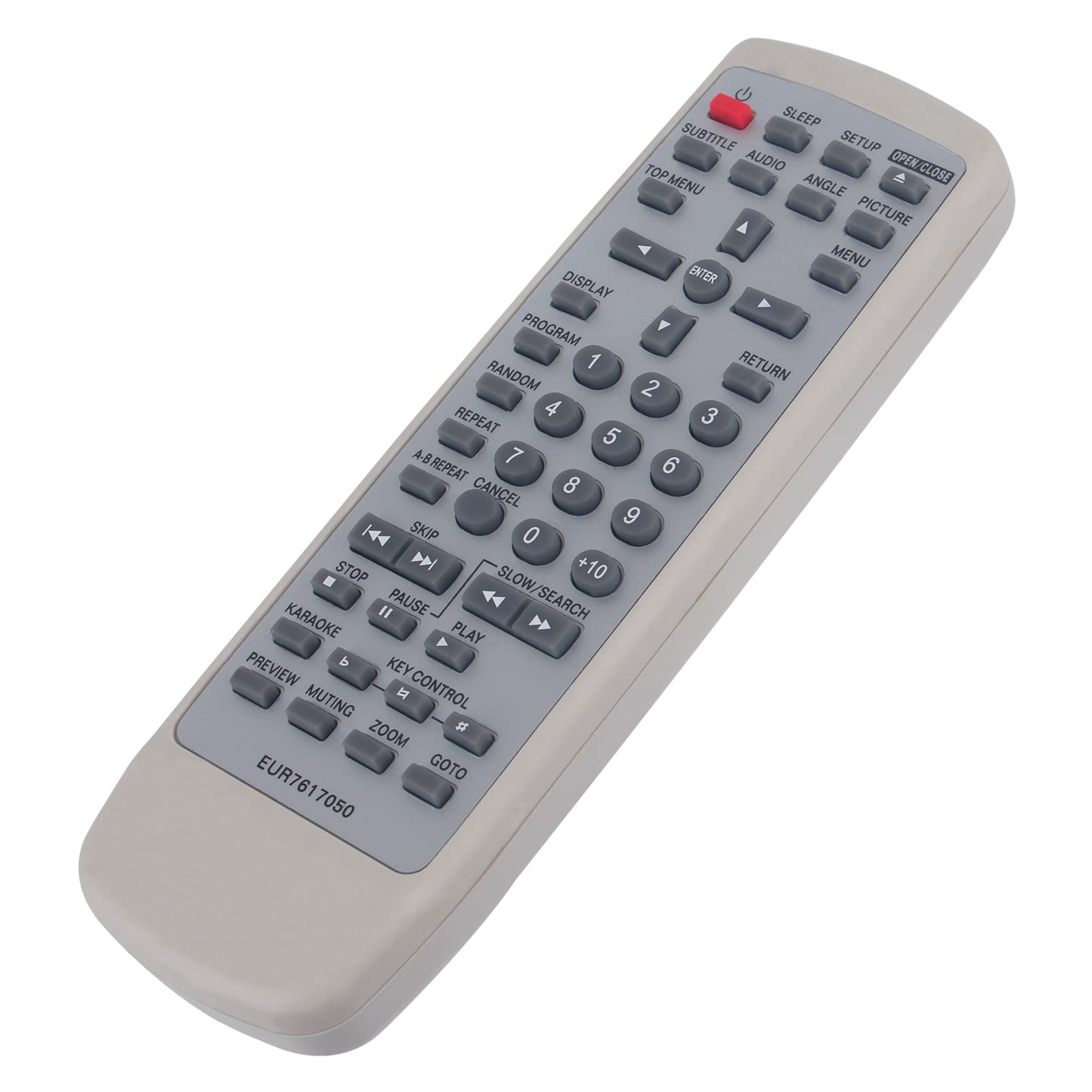 VINABTY EUR7617050 Replacement Remote Control Fit for PANASONIC DVD-RP628 DVD-RV2 DVDRP628 DVDRV2