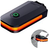 RAVEMEN CL01 Bike Tail Light, 300&deg; Wide-Angle Rear Bicycle Light | for Night Riding, Saddle Mount Bike Taillight Safety Accessories with Auto On/Off, Brake Sensing, 5 Modes, 2 Mounting Ways