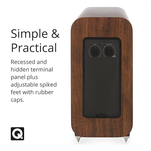 Q Acoustics 3060S Active Subwoofer English Walnut Enclosure Type